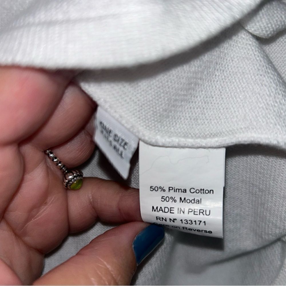 Planet Hole Long Sleeve Asymmetrical Top - Picture 4 of 6